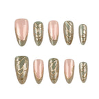 Press-On Nail Tips Set 30-Piece Jelly Glue & File