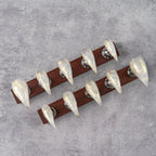 Press-On Nail Tips Short Claw Pointed & Strong Adhesive