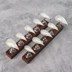Press-On Nail Tips Short Claw Pointed & Strong Adhesive