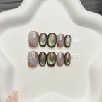 Press-On Nail Tips Short Square Gel-Like Peel-And-Stick
