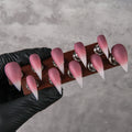 Press-On Nail Tips Stiletto Artistic Easy Application