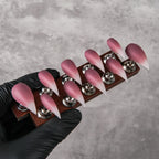 Press-On Nail Tips Stiletto Artistic Easy Application
