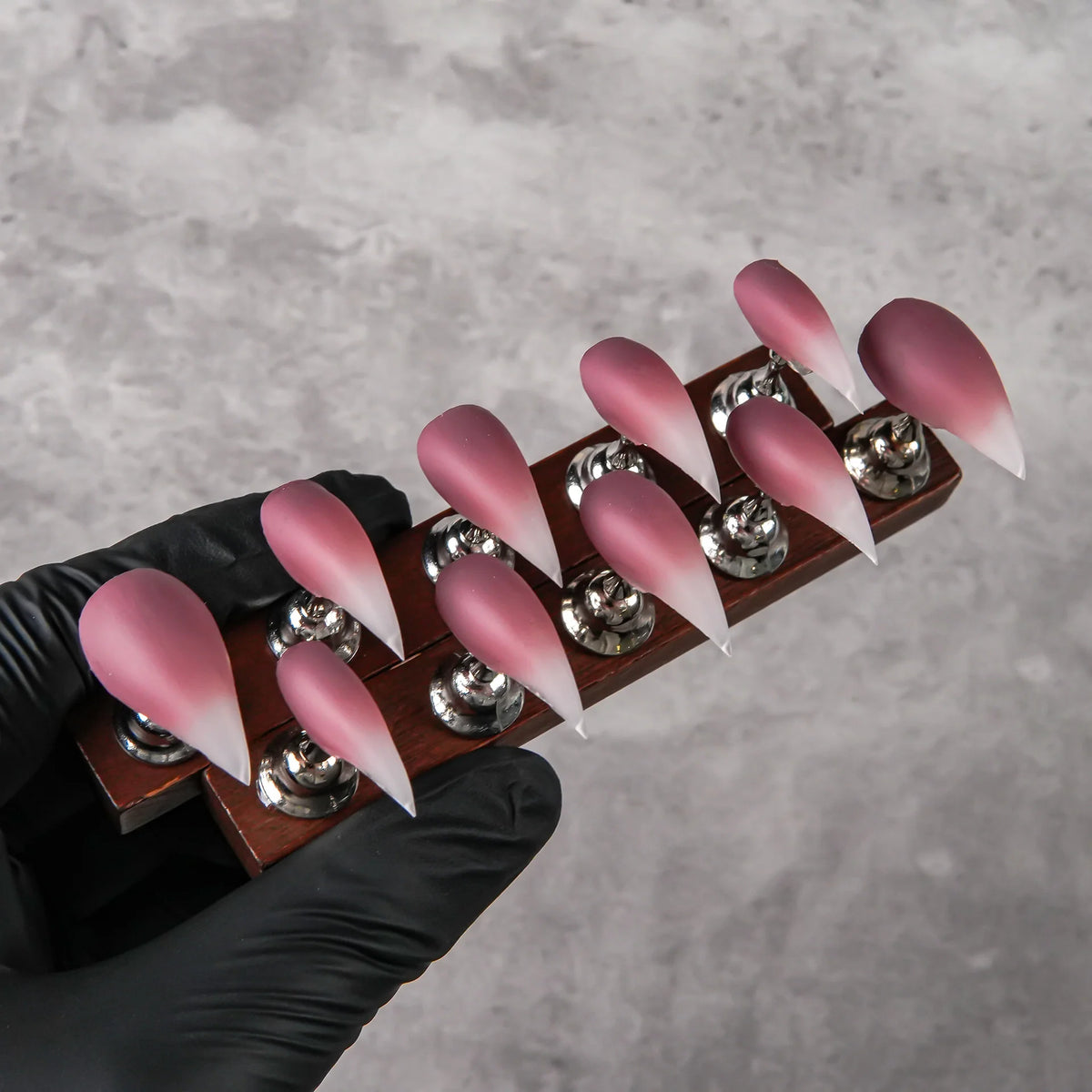 Press-On Nail Tips Stiletto Artistic Easy Application