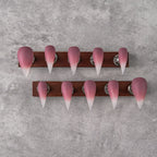 Press-On Nail Tips Stiletto Artistic Easy Application