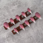 Press-On Nail Tips Stiletto Artistic Easy Application