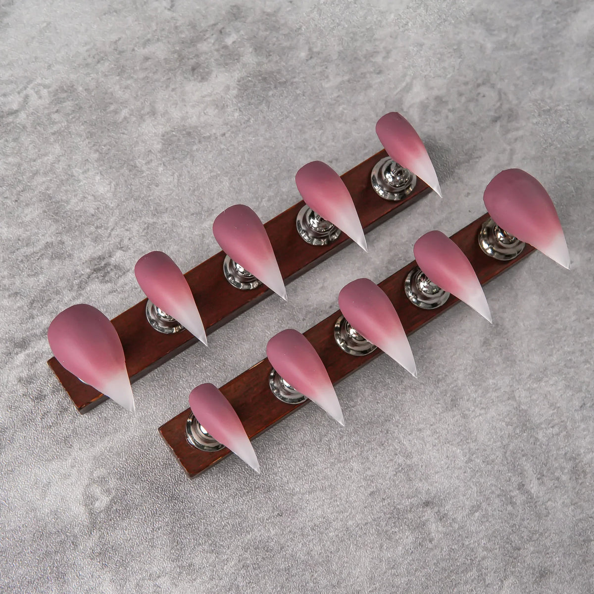 Press-On Nail Tips Stiletto Artistic Easy Application