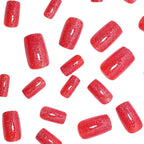 Press-On Nail Tips Stiletto Glitter Peel-And-Stick 24-Count