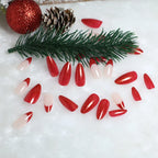 Press-On Nail Tips Stiletto Glitter Peel-And-Stick 24-Count