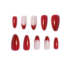 Press-On Nail Tips Stiletto Glitter Peel-And-Stick 24-Count