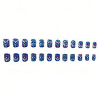 Press-On Nail Tips Vibrant Floral Set of 24