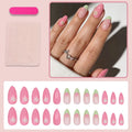 Press-On Nails 20-Piece Assorted Designs & Adhesive Strips