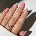 Press-On Nails 20-Piece Assorted Designs & Adhesive Strips
