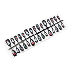 Press-On Nails 24-Piece Intricate Art Kit & Glue