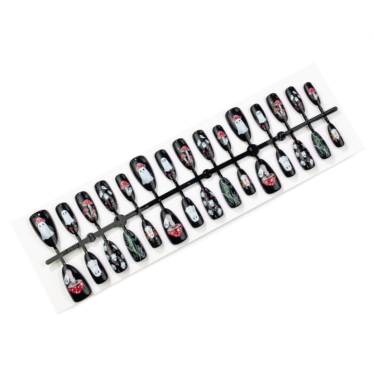 Press-On Nails 24-Piece Intricate Art Kit & Glue