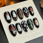 Press-On Nails 24-Piece Intricate Art Kit & Glue