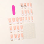 Press-On Nails 3D Acrylic Jewel Embellished