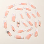 Press-On Nails 3D Acrylic Jewel Embellished