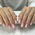 Press-On Nails 3D Floral Acrylic Easy-Apply & Comfortable Fit
