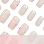Press-On Nails 3D Floral Acrylic Easy-Apply & Comfortable Fit