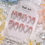 Press-On Nails 3D Floral Easy Application & Comfort Fit