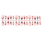 Press-On Nails 3D Floral Easy Application Multiple Sizes