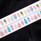 Press-On Nails 3D Floral Peel-And-Stick Salon Finish