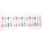 Press-On Nails 3D Floral Peel-And-Stick Salon Finish