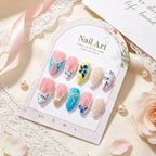 Press-On Nails 3D Floral Peel-And-Stick Salon Finish