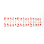 Press-On Nails 3D Floral Reusable Adhesive Tabs