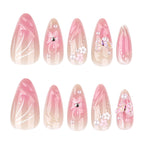 Press-On Nails 3D Floral Reusable & Easy Application