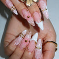 Press-On Nails 3D Floral Reusable & Long-Lasting