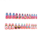 Press-On Nails 3D Floral Set of 24