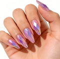 Press-On Nails 3D Geometric Pattern Lightweight Set of 24