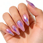 Press-On Nails 3D Geometric Pattern Lightweight Set of 24