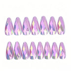 Press-On Nails 3D Geometric Pattern Lightweight Set of 24
