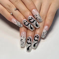 Press-On Nails 3D Glitter Long-Lasting Gel
