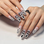 Press-On Nails 3D Glitter Long-Lasting Gel