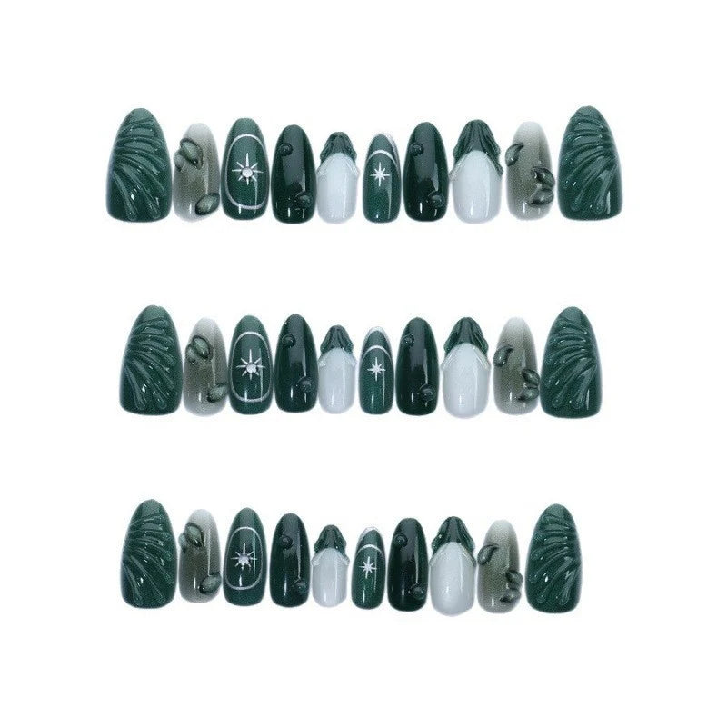 Press-On Nails 3D Resin Self-Adhesive & Reusable