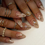 Press-On Nails 3D Stars & Glitter Self-Adhesive & Reusable