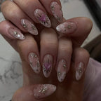 Press-On Nails 3D Stars & Glitter Self-Adhesive & Reusable