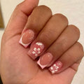 Press-On Nails Acrylic Floral 24-Piece