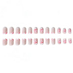 Press-On Nails Acrylic Floral 24-Piece