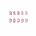 Press-On Nails Acrylic Floral 24-Piece