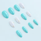 Press-On Nails Acrylic Floral Glossy Finish