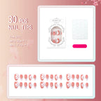 Press-On Nails Acrylic Floral Long-Lasting Wear