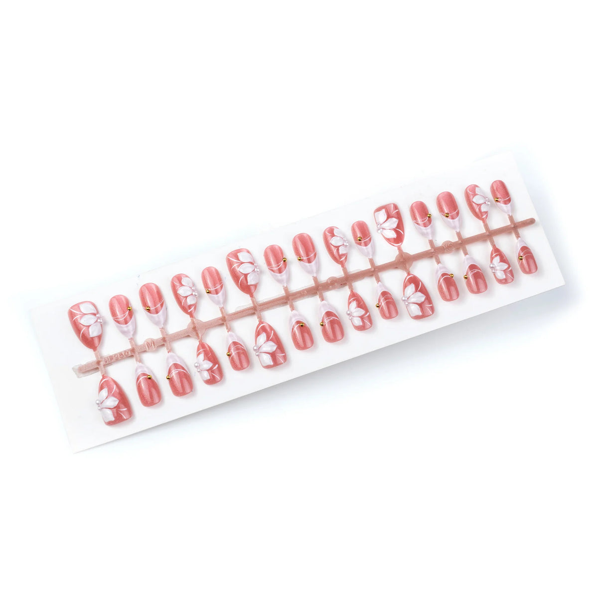 Press-On Nails Acrylic Floral Long-Lasting Wear