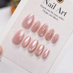 Press-On Nails Acrylic Floral Reusable