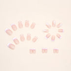 Press-On Nails Acrylic French Tip Easy Application