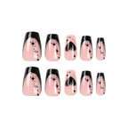 Press-On Nails Acrylic Glitter Easy Application