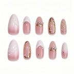 Press-On Nails Acrylic Intricate Designs Reusable